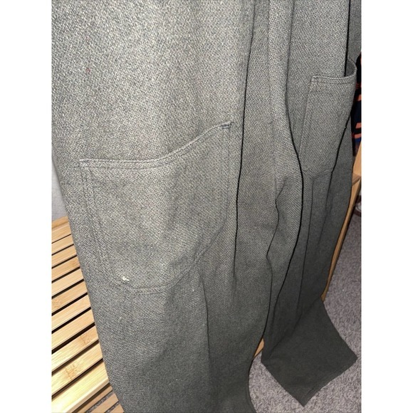 Vintage Wool Bib Overalls Hunting Field Pants Army Green 50x30 - Picture 7 of 10